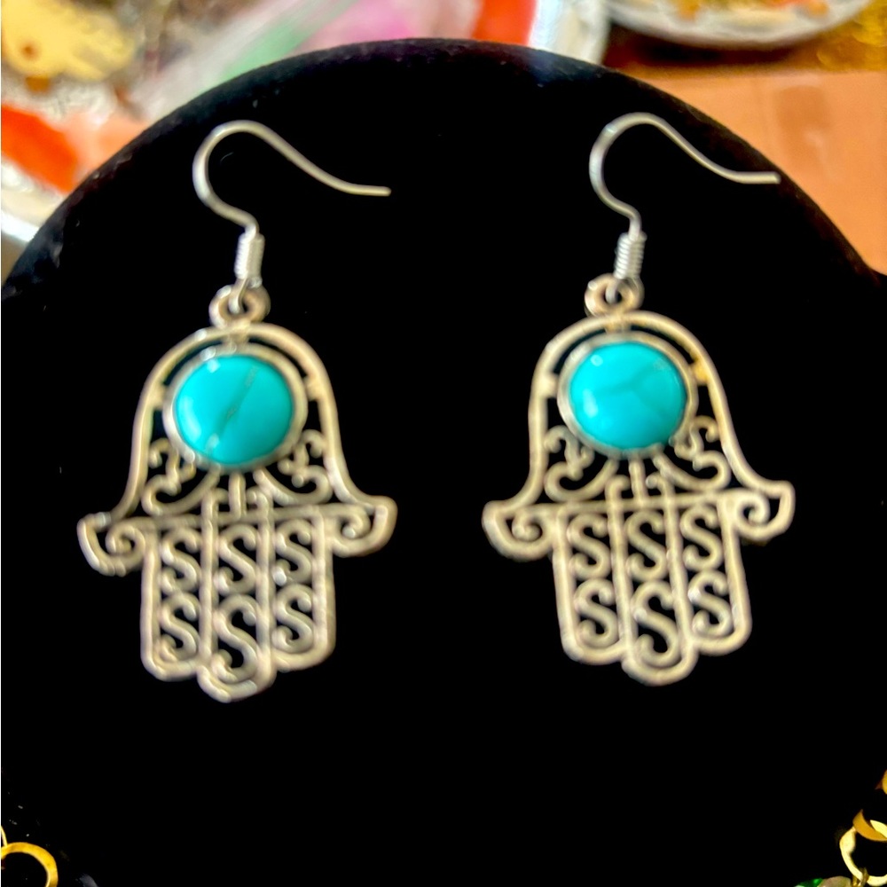 Mediterranean Antique Style Earrings.